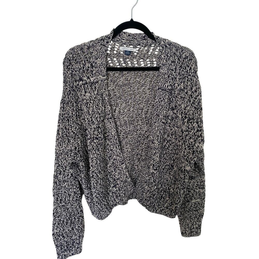 American Eagle Cable Knit Boho Chic‎ Women Cardigan Lagenlook Cottagecore